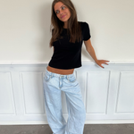 ESTHER JEANS - SVĚTLE MODRÁ