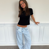 ESTHER JEANS - SVĚTLE MODRÁ