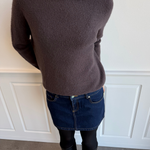 ESTHER Denim mini sukně - tmavě modrá