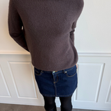 ESTHER Denim mini sukně - tmavě modrá