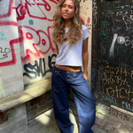 ESTHER JEANS - Tmavě modré