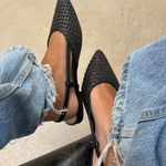 ZENIA PŘEZKA CSS SLINGBACKS SKO - ČERNÁ