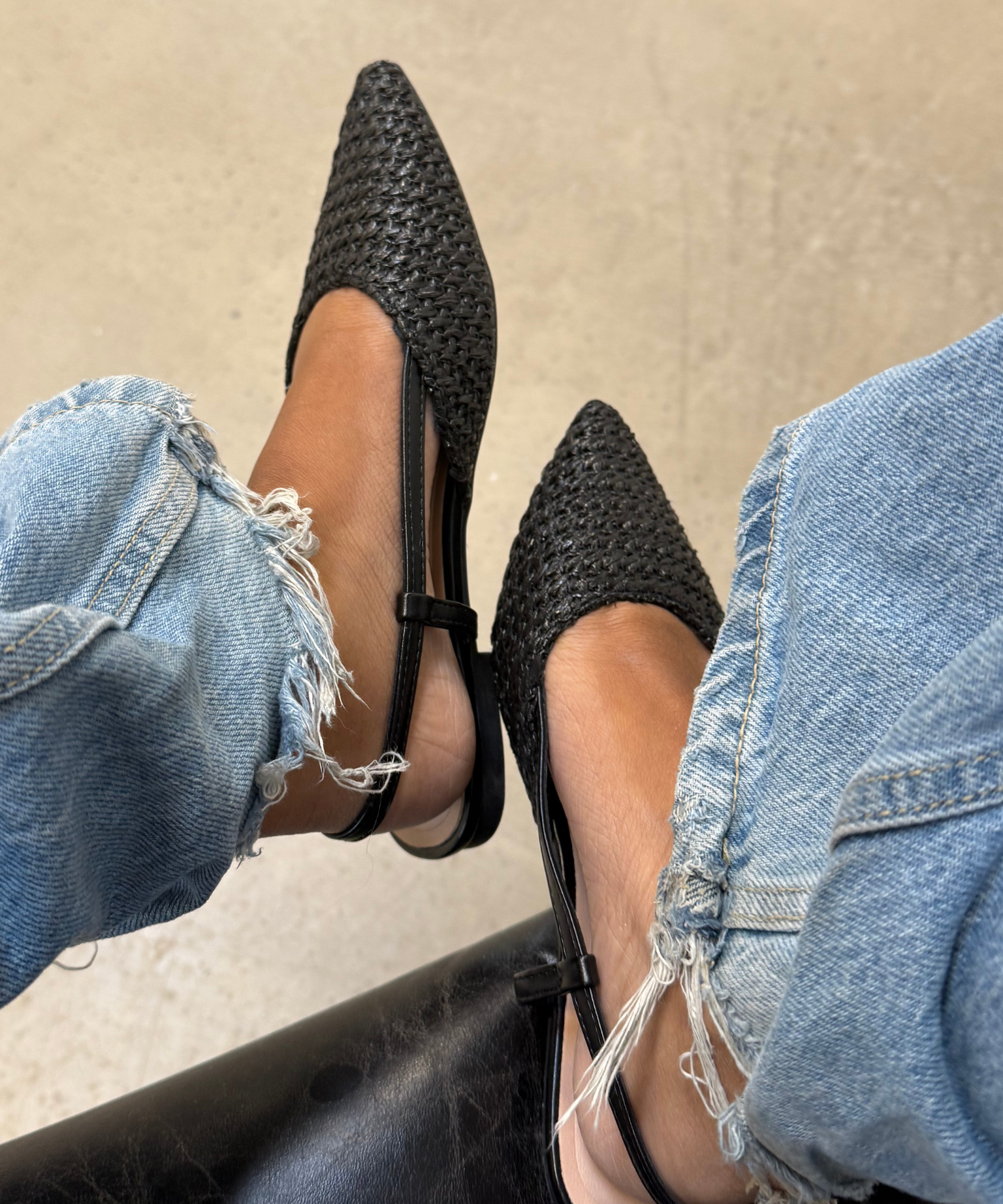 ZENIA PŘEZKA CSS SLINGBACKS SKO - ČERNÁ