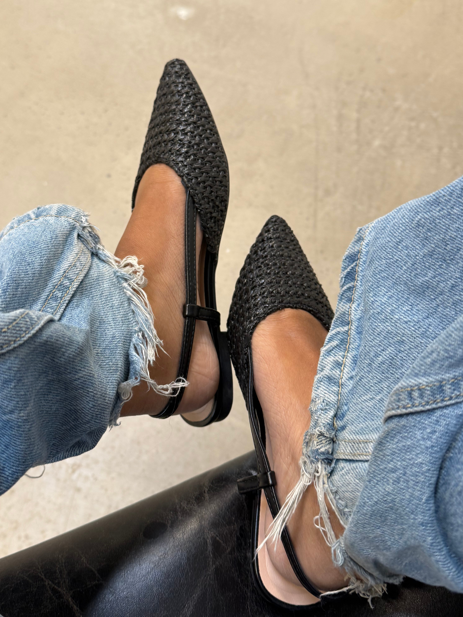 ZENIA PŘEZKA CSS SLINGBACKS SKO - ČERNÁ