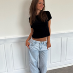 ESTHER JEANS - SVĚTLE MODRÁ