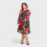 Caroline - Elegantní plus-size šaty pro maximální pohodlí