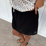 DONNA MINI SUKNĚ - ČERNÁ