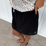 DONNA MINI SUKNĚ - ČERNÁ