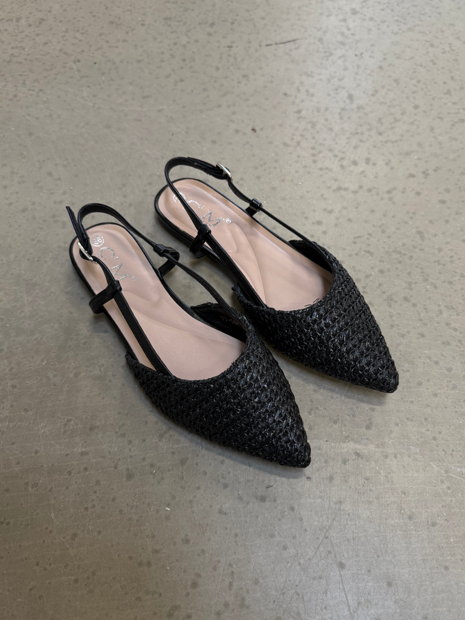 ZENIA PŘEZKA CSS SLINGBACKS SKO - ČERNÁ