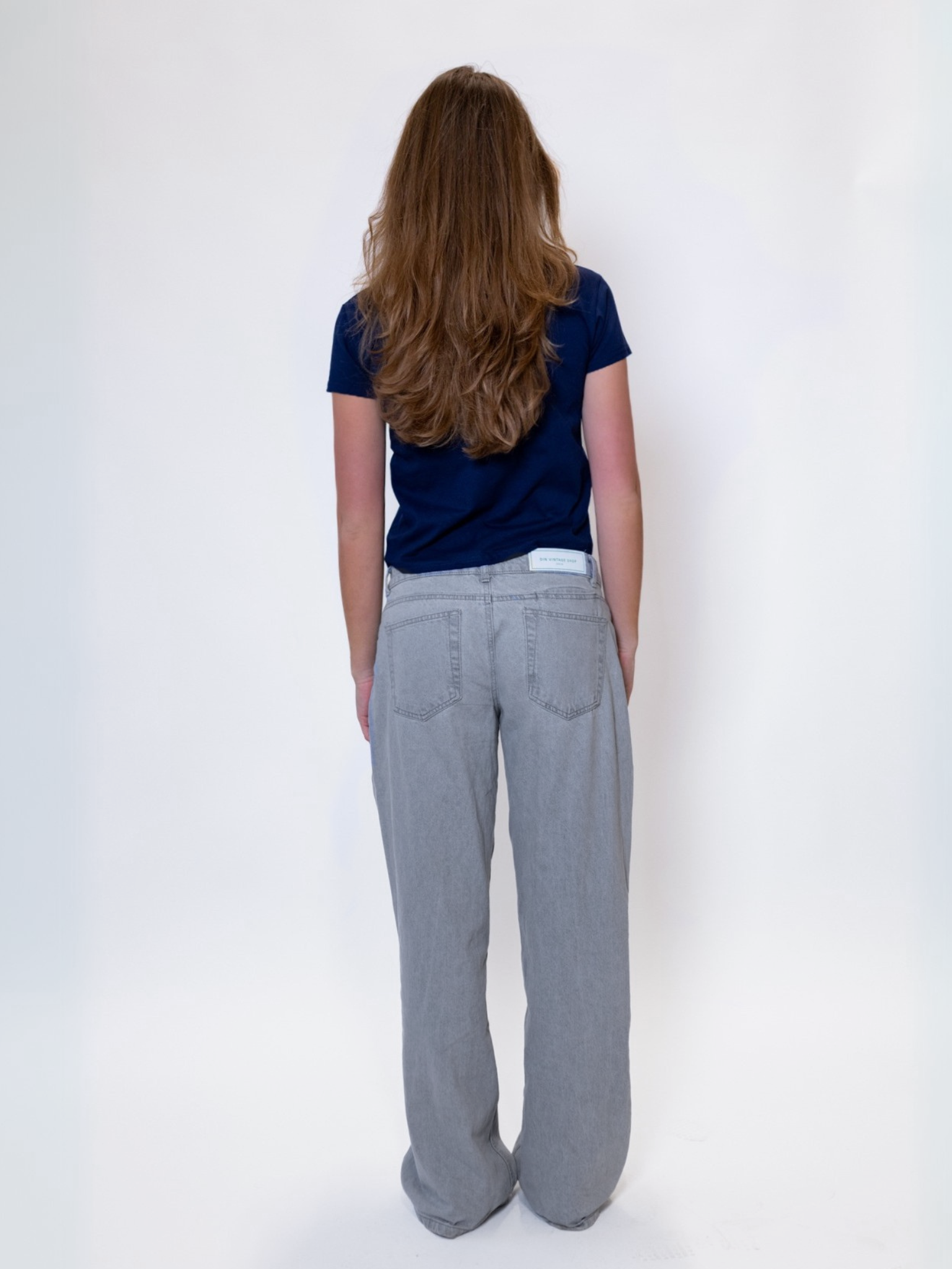 ESTHER JEANS - SVĚTLE ŠEDÉ