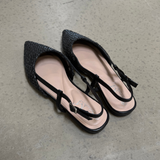 ZENIA PŘEZKA CSS SLINGBACKS SKO - ČERNÁ