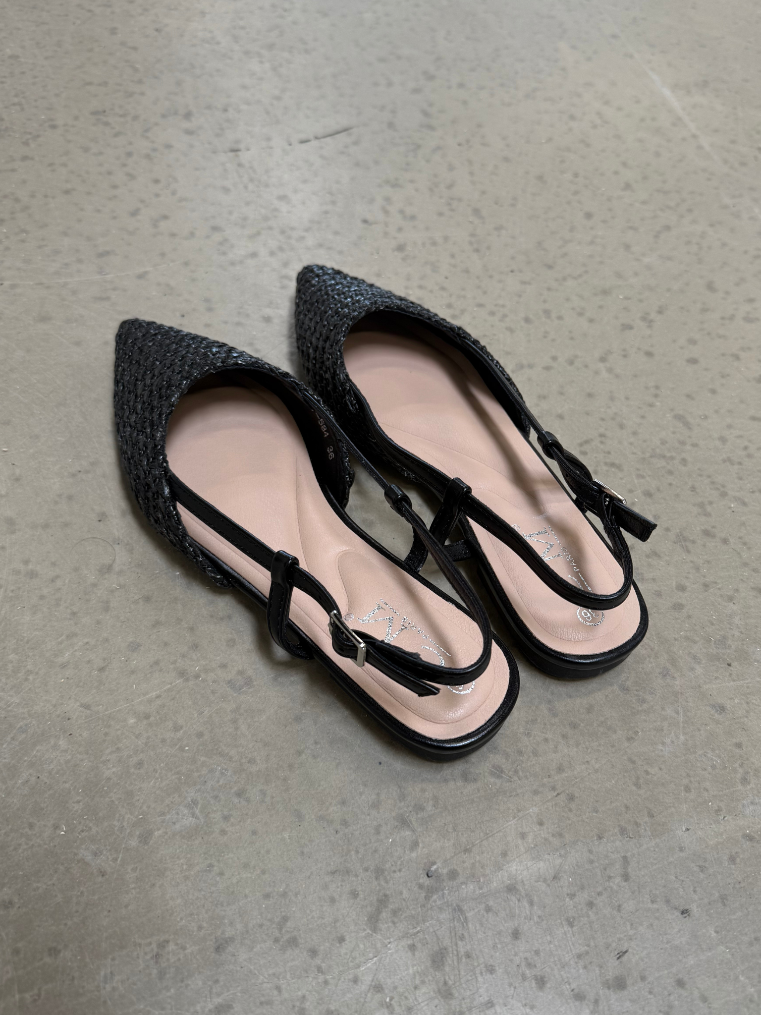ZENIA PŘEZKA CSS SLINGBACKS SKO - ČERNÁ
