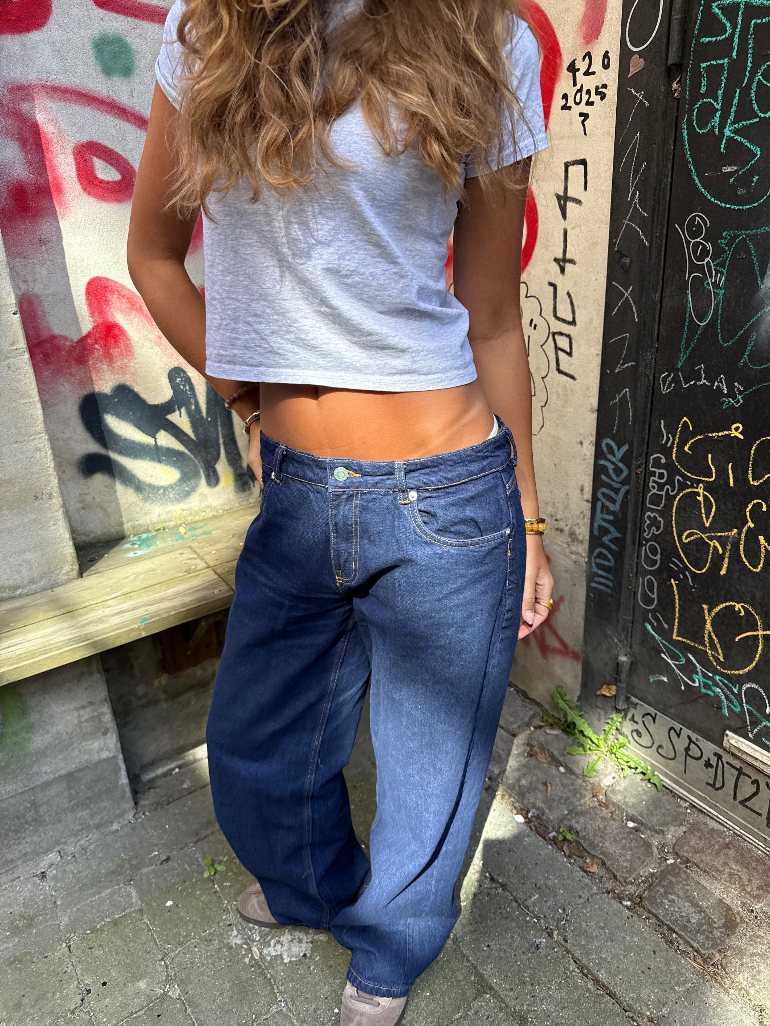 ESTHER JEANS - Tmavě modré