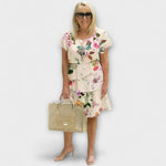 Lillian - Květnatá elegantní šaty