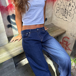 ESTHER JEANS - Tmavě modré