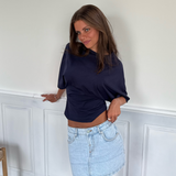 MINI sukně ESTHER DENIM - světle modrá