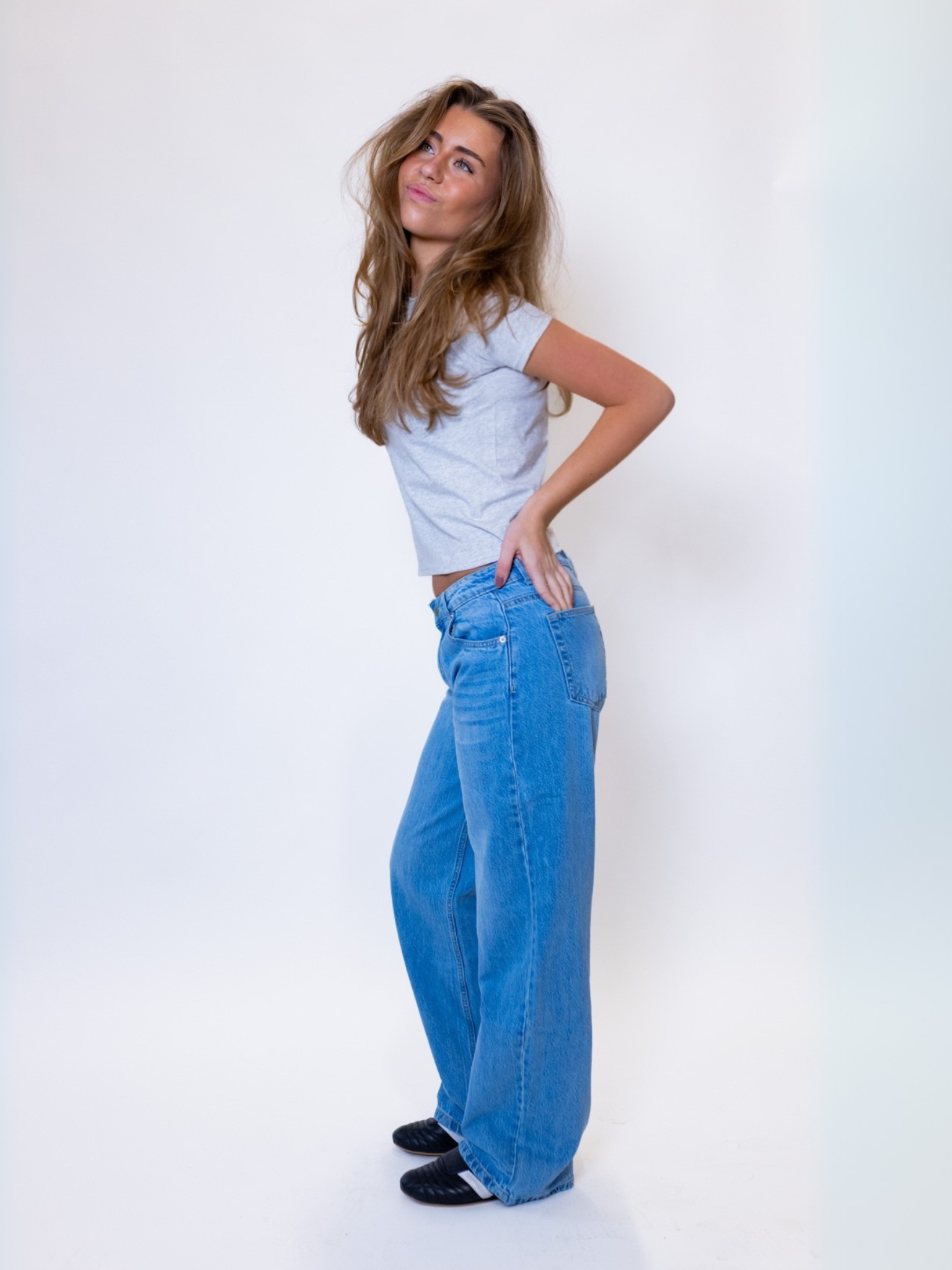 ESTHER JEANS - světle modré