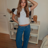 ESTHER JEANS - Středně modré