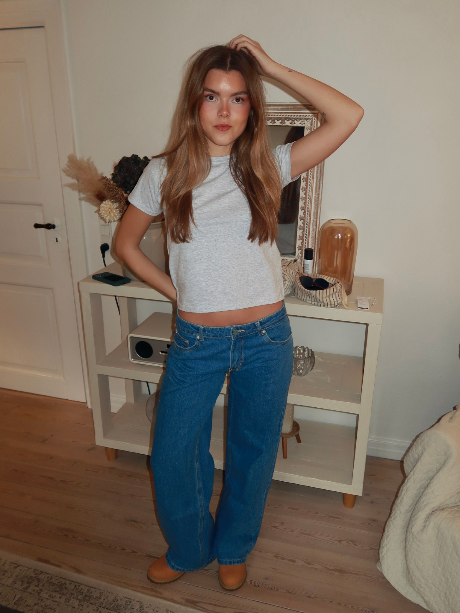 ESTHER JEANS - Středně modré