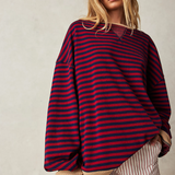 Mana | Pruhovaný oversize svetr