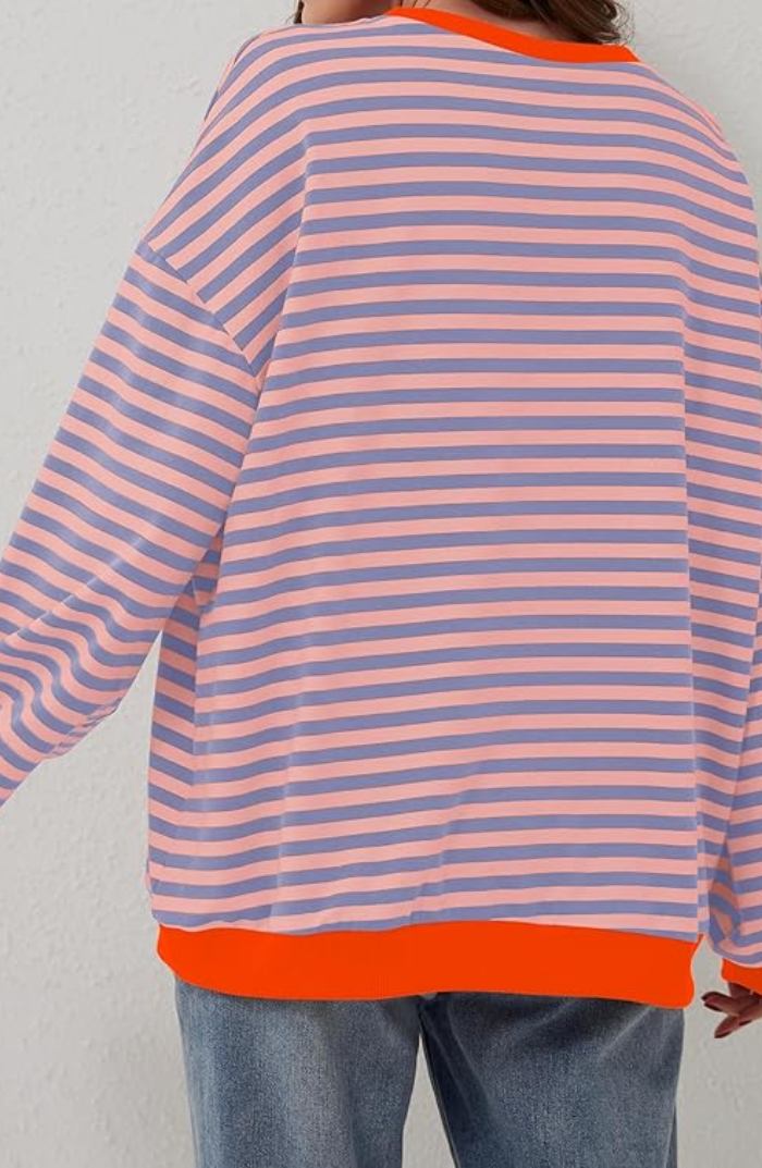 Mana | Pruhovaný oversize svetr