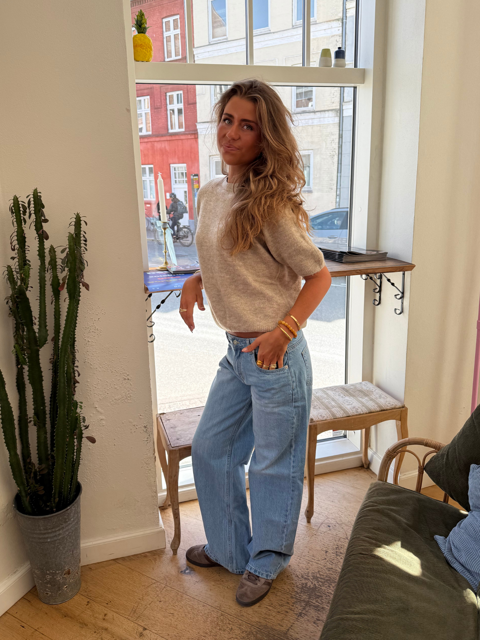 ESTHER JEANS - světle modré