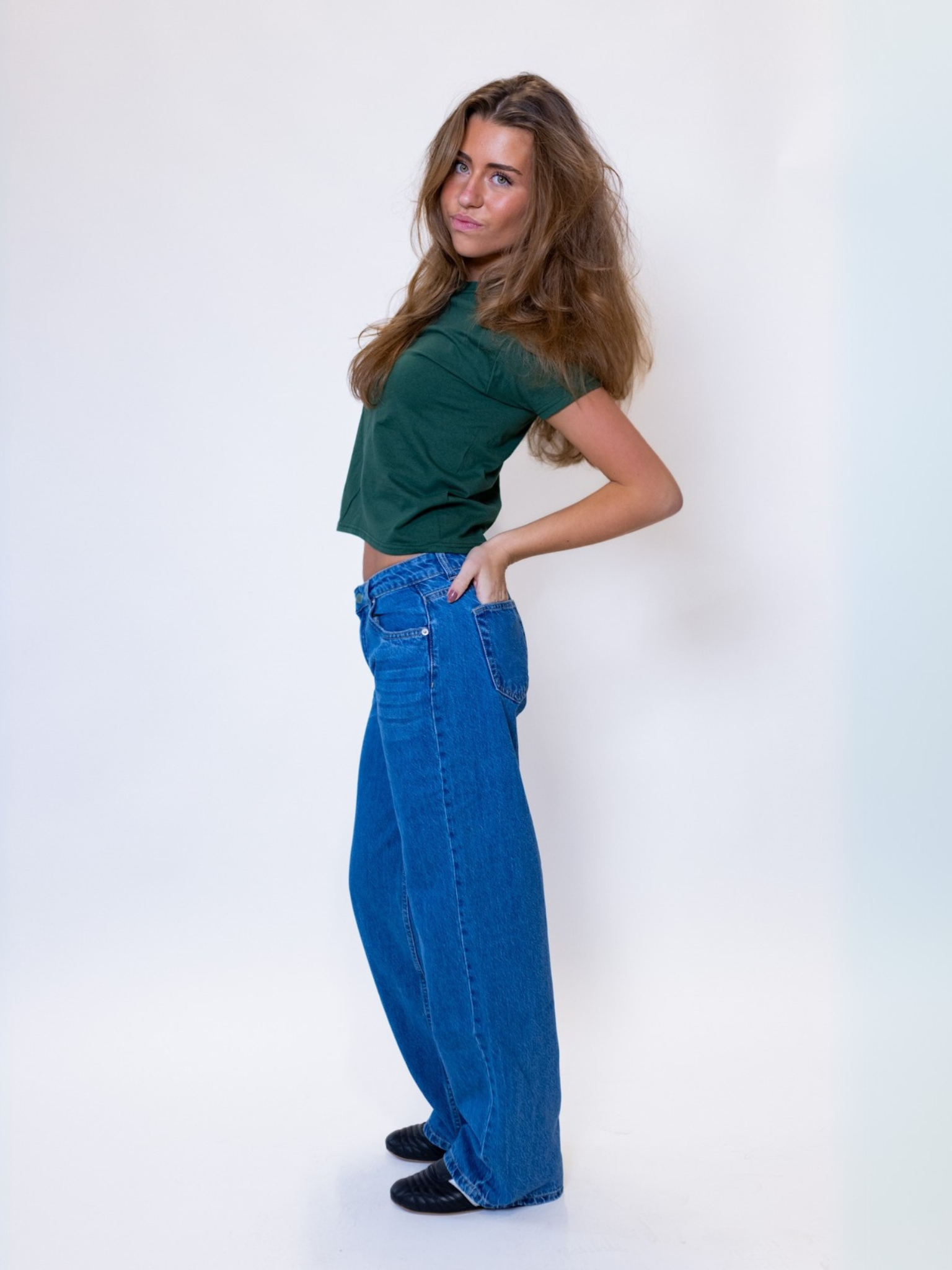 ESTHER JEANS - Středně modré