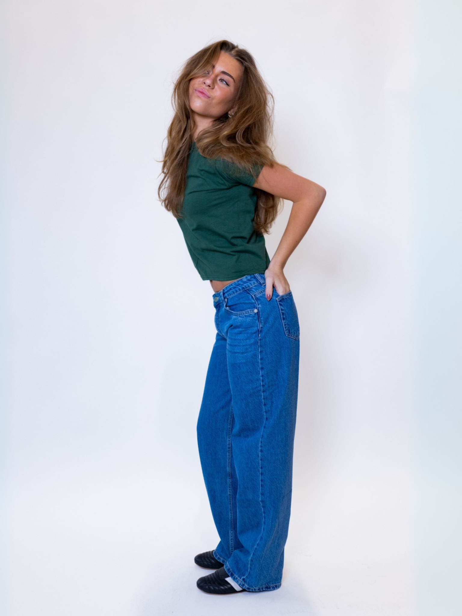 ESTHER JEANS - Středně modré