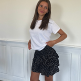 MILLA VOLÁNOVÁ SUKNĚ / TOP - ČERNÉ PUNTÍKY