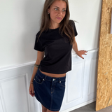 ESTHER Denim mini sukně - tmavě modrá