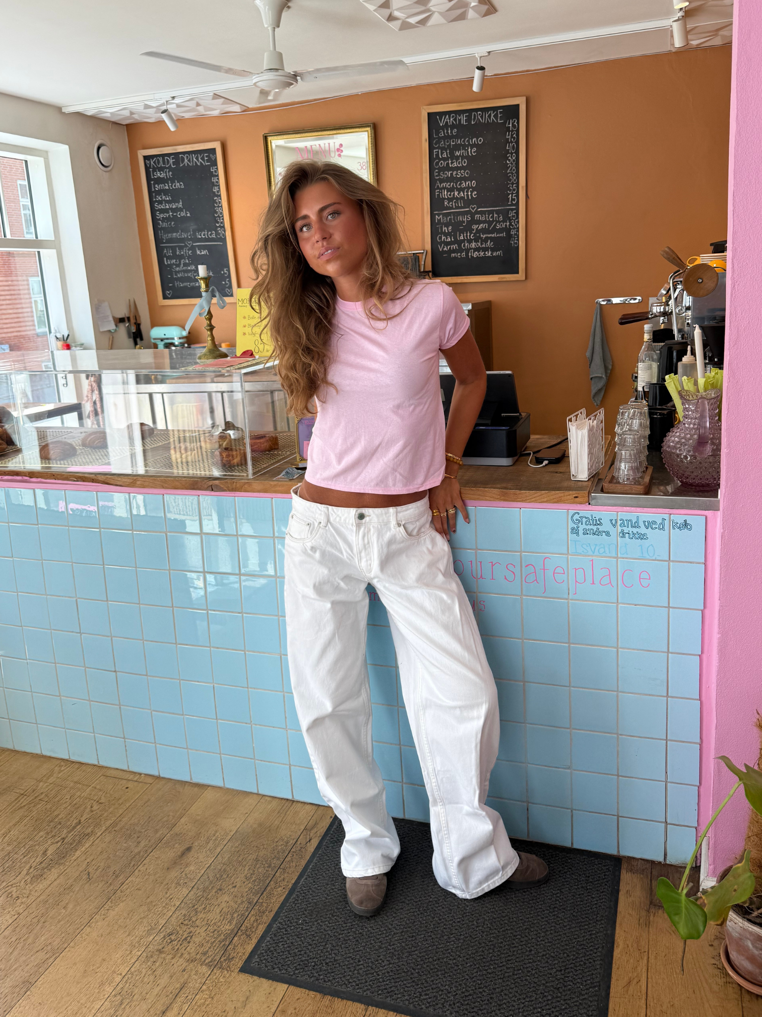 ESTHER JEANS - BÍLÉ