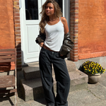 ESTHER JEANS - ČERNÉ