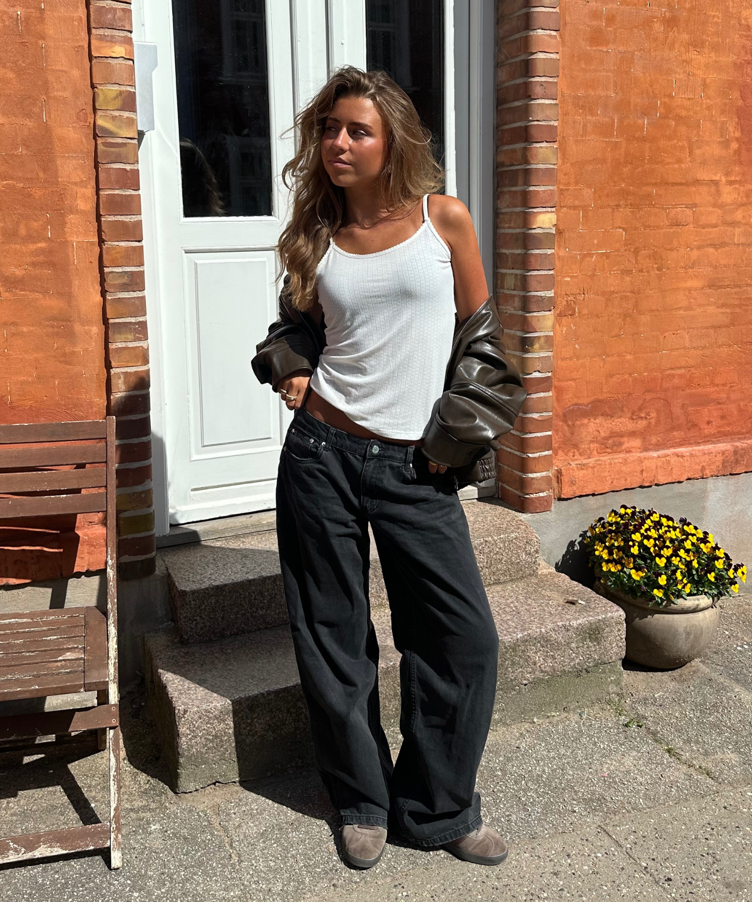 ESTHER JEANS - ČERNÉ