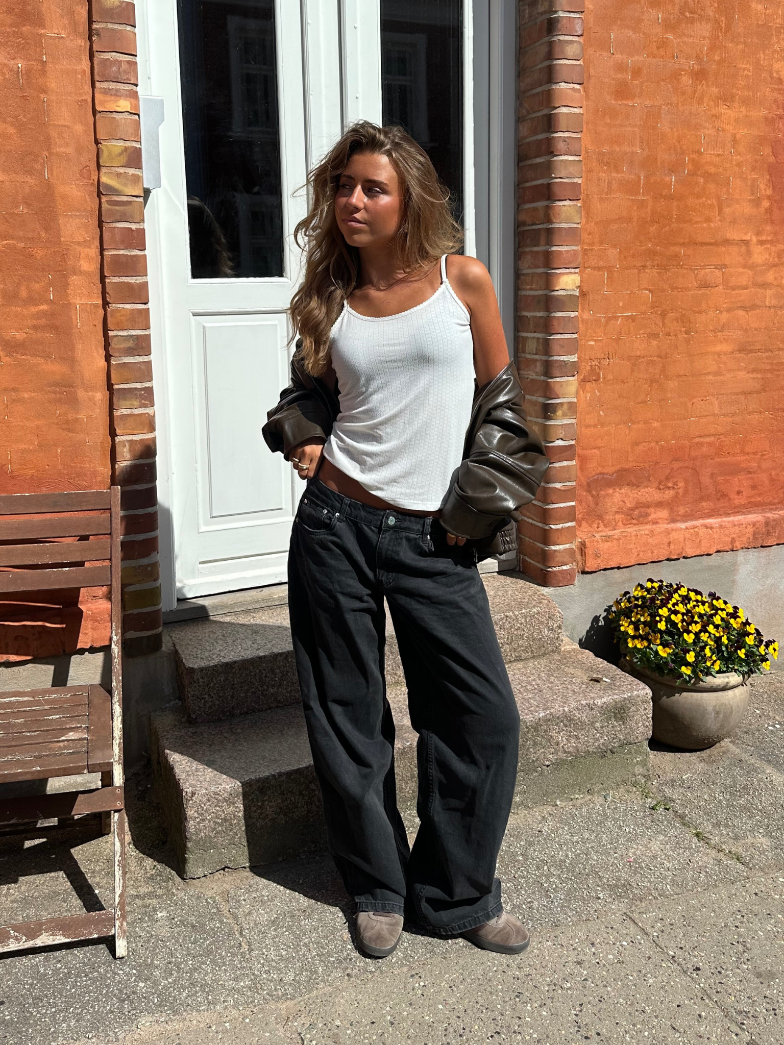 ESTHER JEANS - ČERNÉ