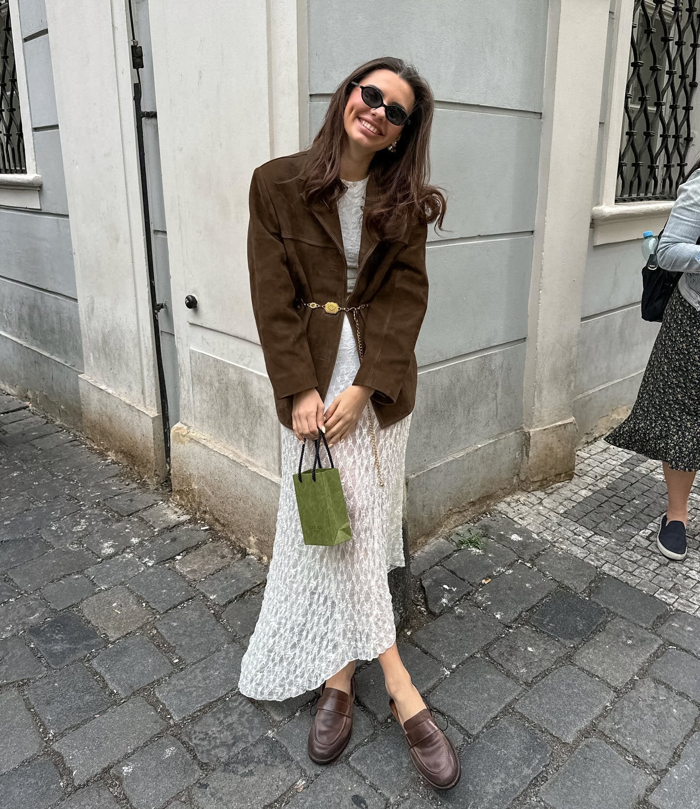 Suède Chic | Mezistranné sako
