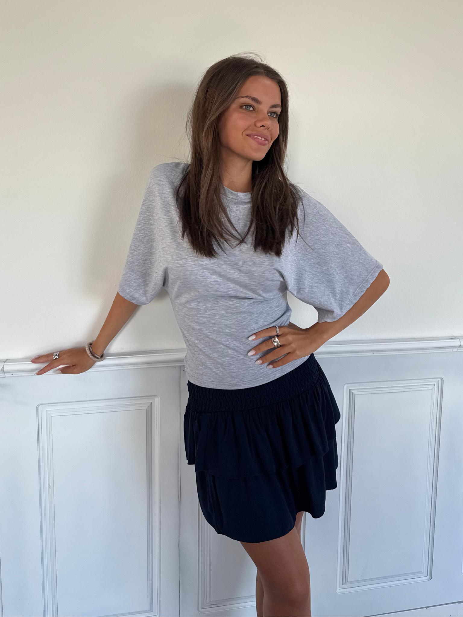 MILLA RUFFLED SUKNĚ - NÁMOŘNÍ MODRÁ