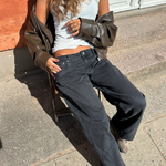 ESTHER JEANS - ČERNÉ