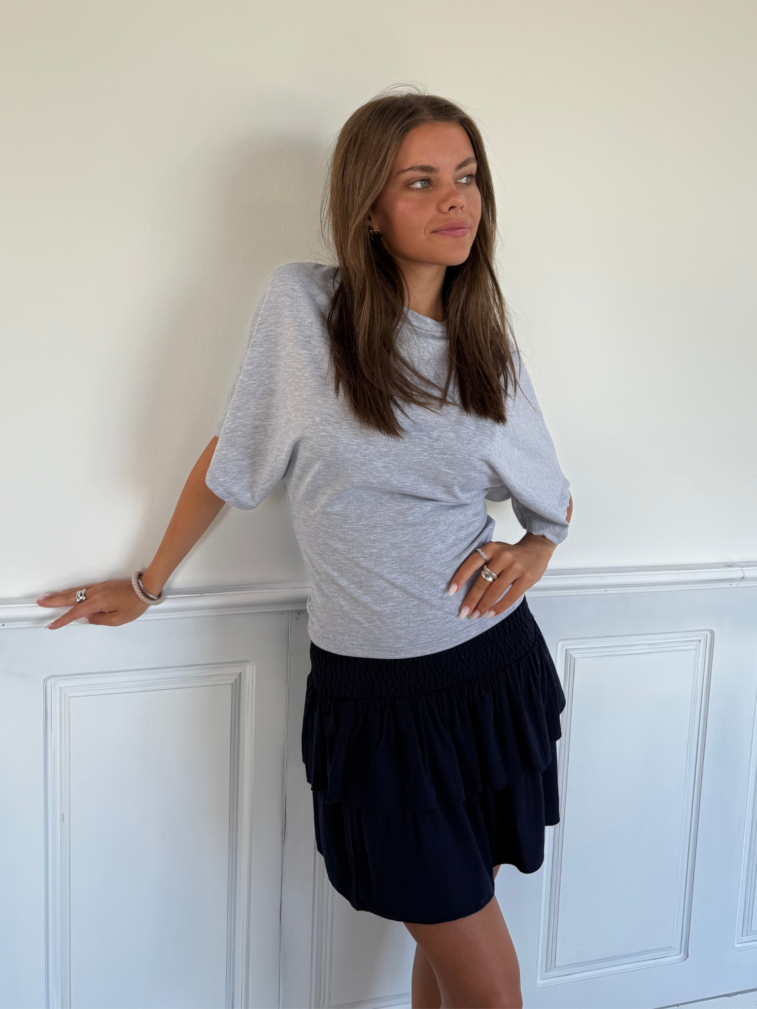 MILLA RUFFLED SUKNĚ - NÁMOŘNÍ MODRÁ