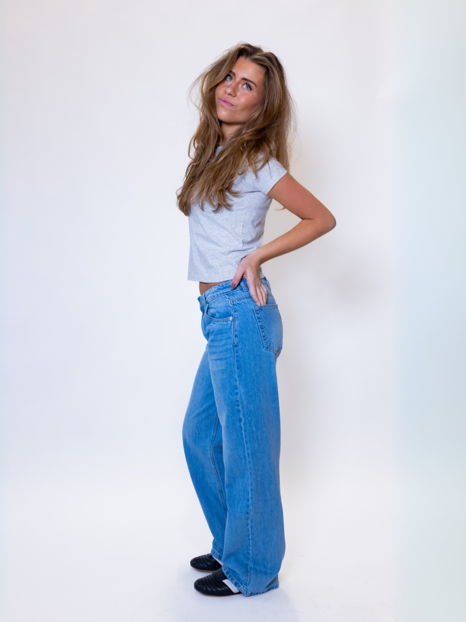 ESTHER JEANS - světle modré