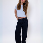 ESTHER JEANS - ČERNÉ