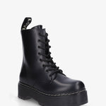 Rangers stylové boty z imitované kůže - Černá