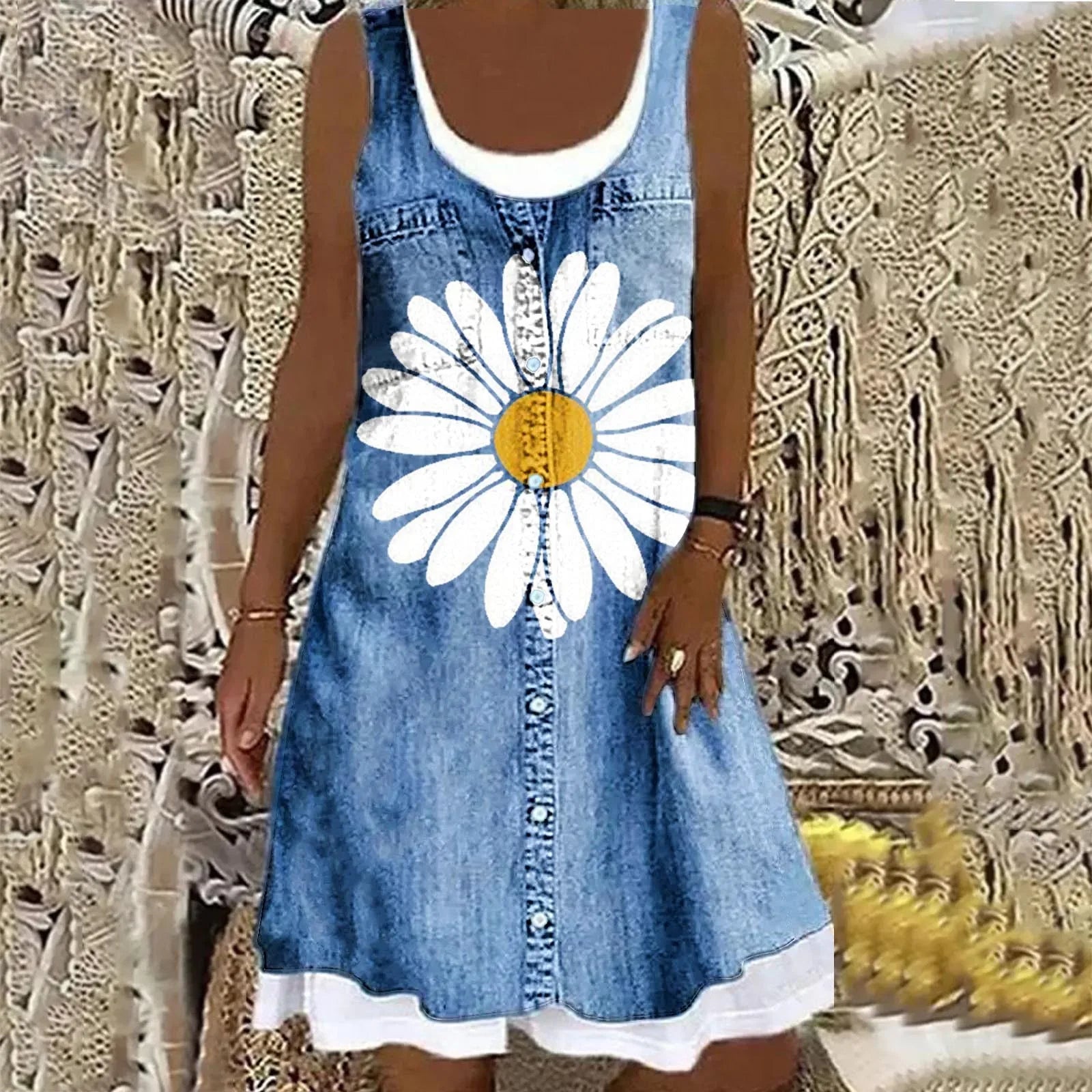 Neve™ - Elegantní denimpové šaty