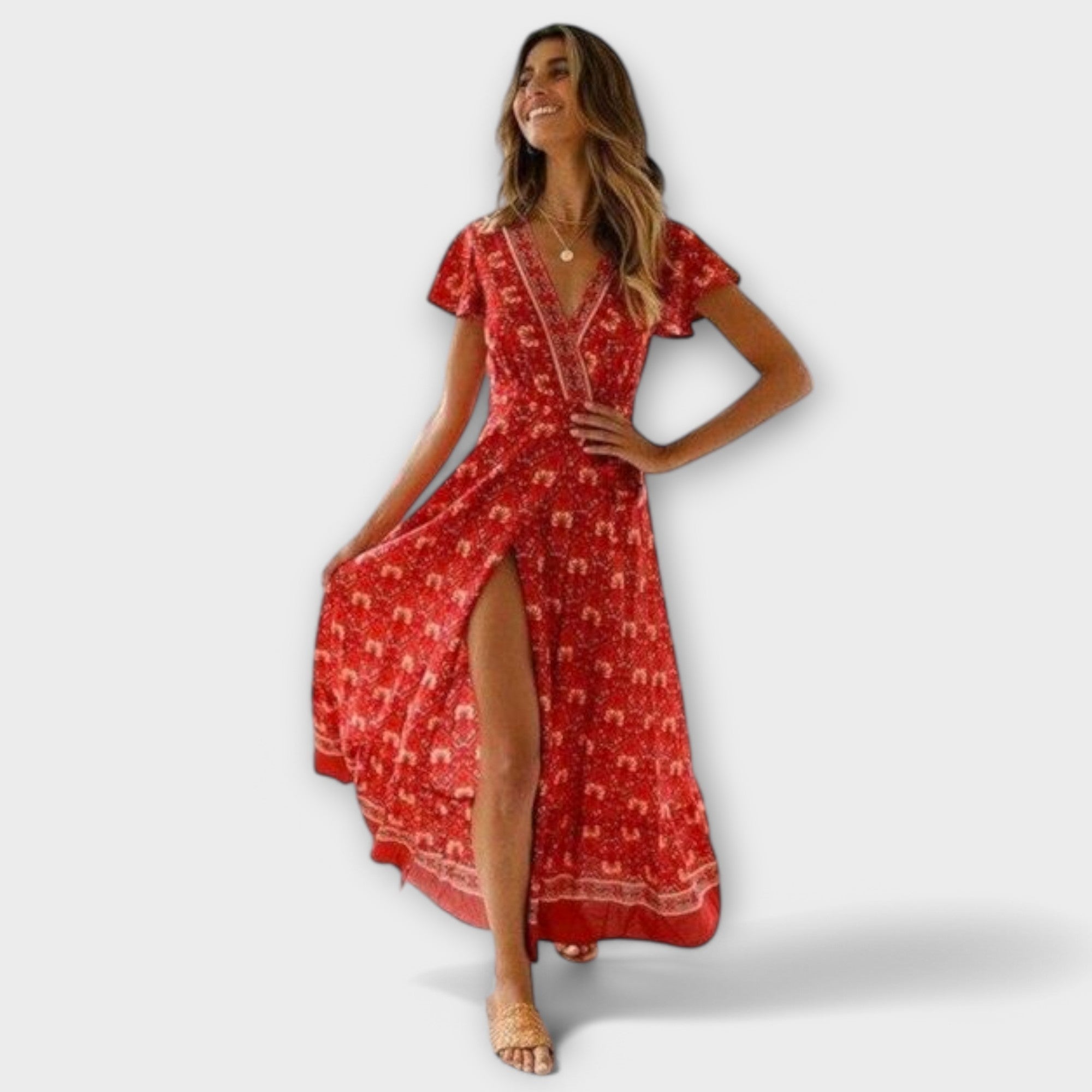 Briony – Boho střední šaty