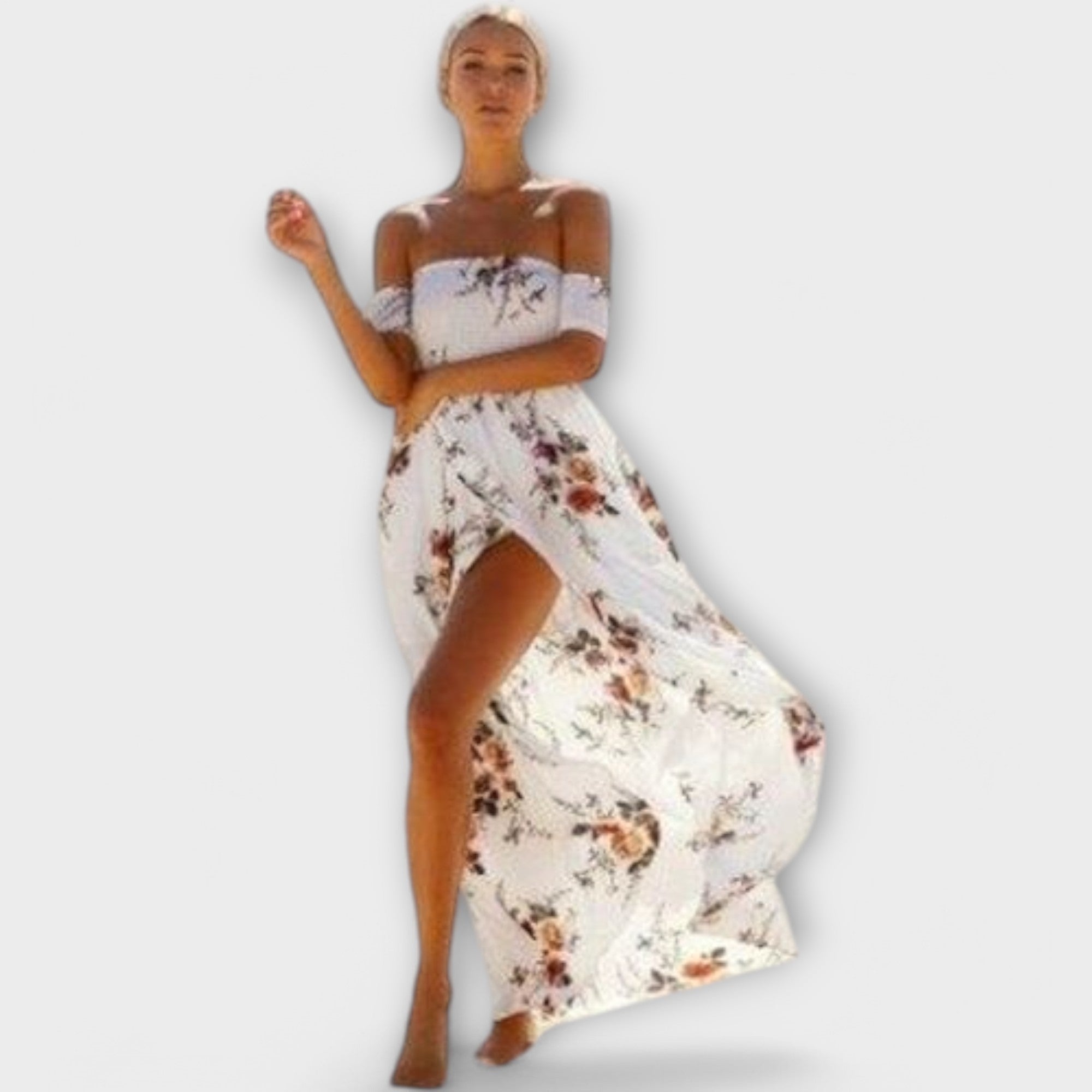 Verena - Boho středně dlouhé šaty