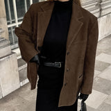 Suède Chic | Mezistranné sako