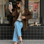 Suède Chic | Mezistranné sako