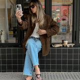 Suède Chic | Mezistranné sako