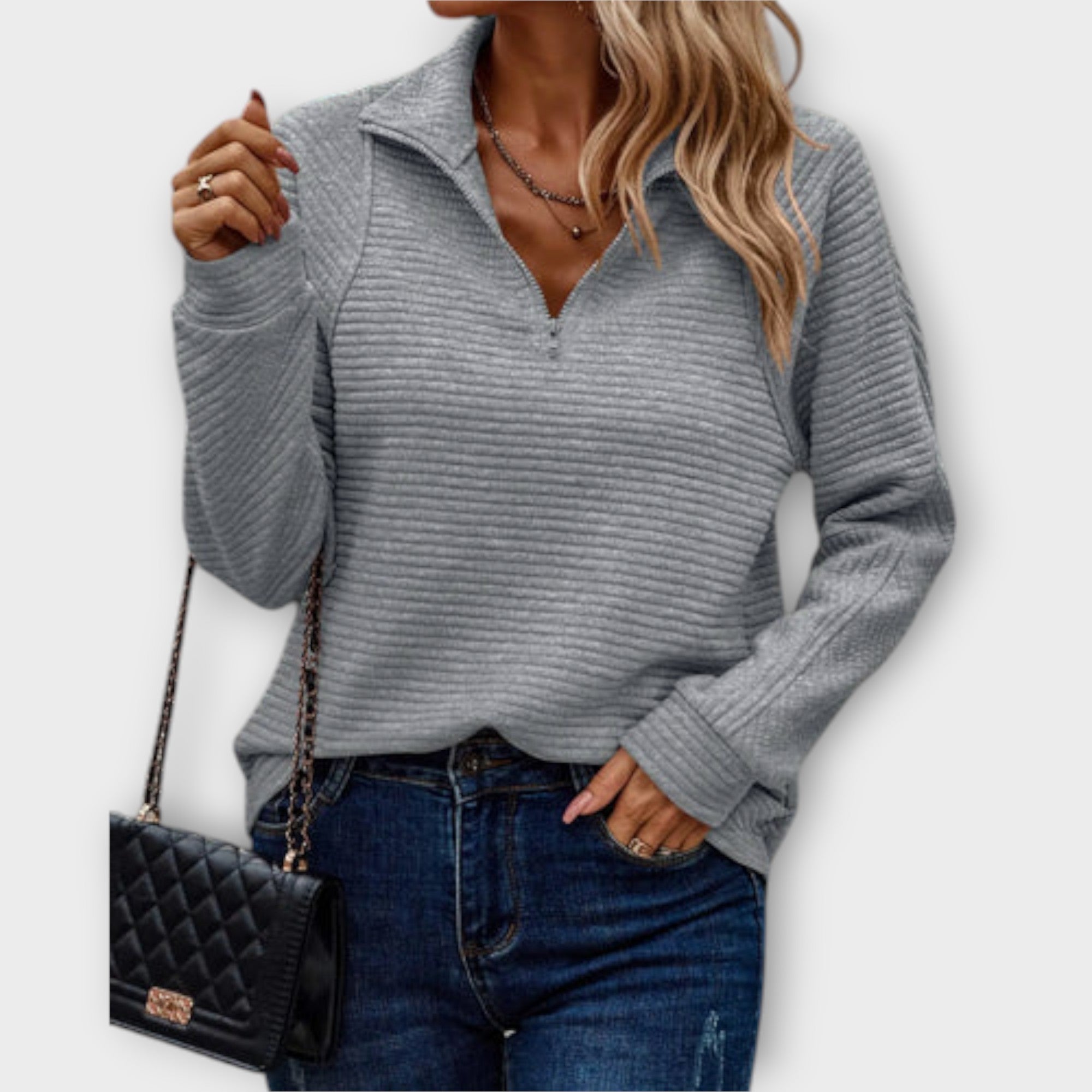 Vilja - Mikina s půlleriem