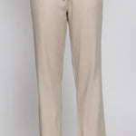 Kalhoty Mira Cotton Twill Blend na každý den - Taupe