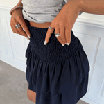 MILLA RUFFLED SUKNĚ - NÁMOŘNÍ MODRÁ